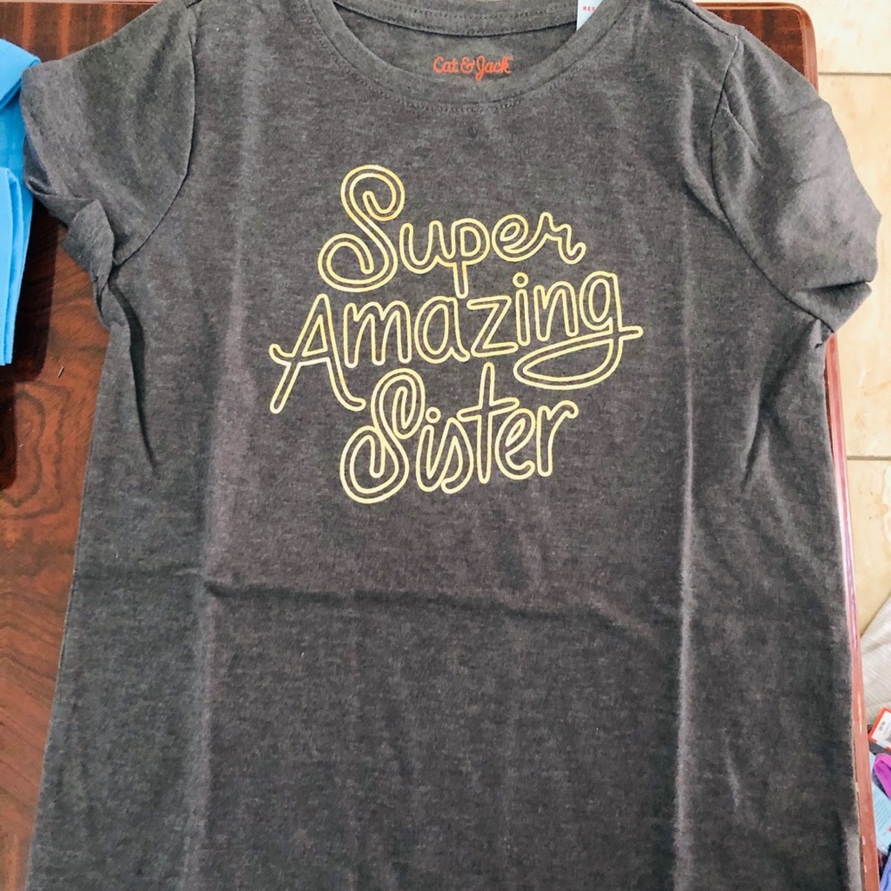 Cat and Jack Amazing Sister Shirt